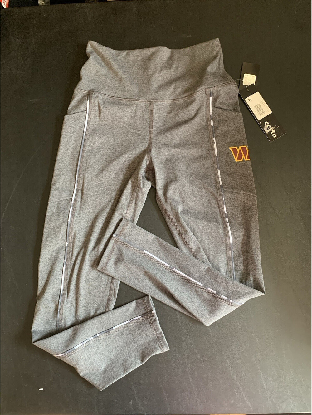 Certo Women’s Leggings Washington Commanders  Gray Gym Training Size S
